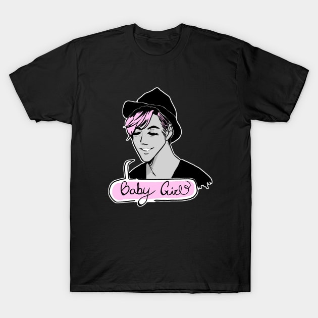 Baby Girl Shirt T-Shirt by edwinsgeneration